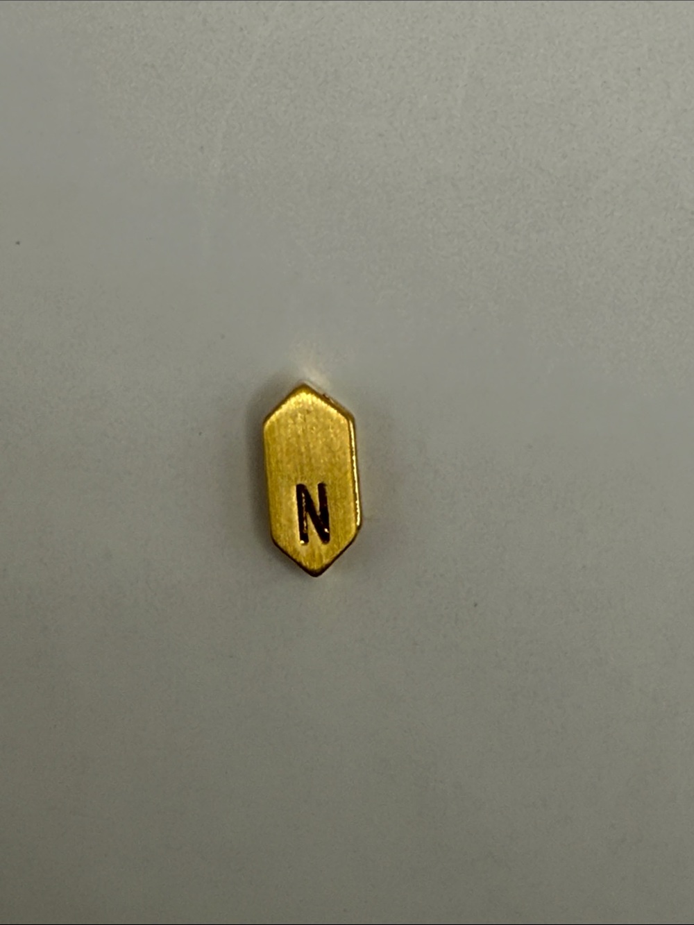Keep Collective - Gold Hexagonal N Charm
